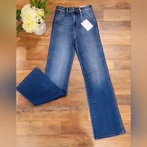NWT Kan Can High Rise Slim Flare Jeans